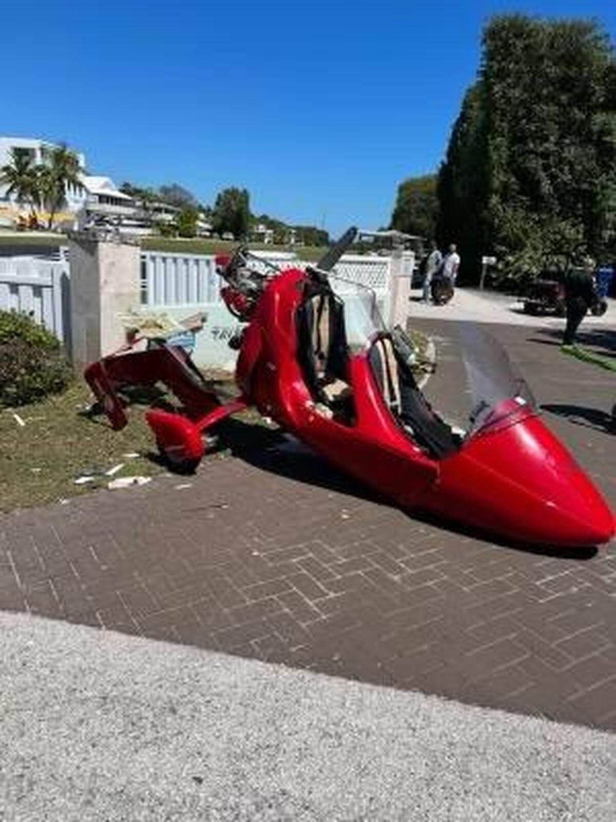 A photo of the small aircraft that crashed in the Florida Keys Sunday, March 24, 2024.