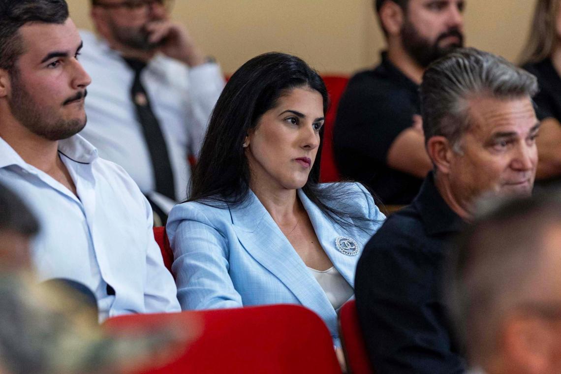 Gelien Perez, a candidate for an interim city council seat in Hialeah.