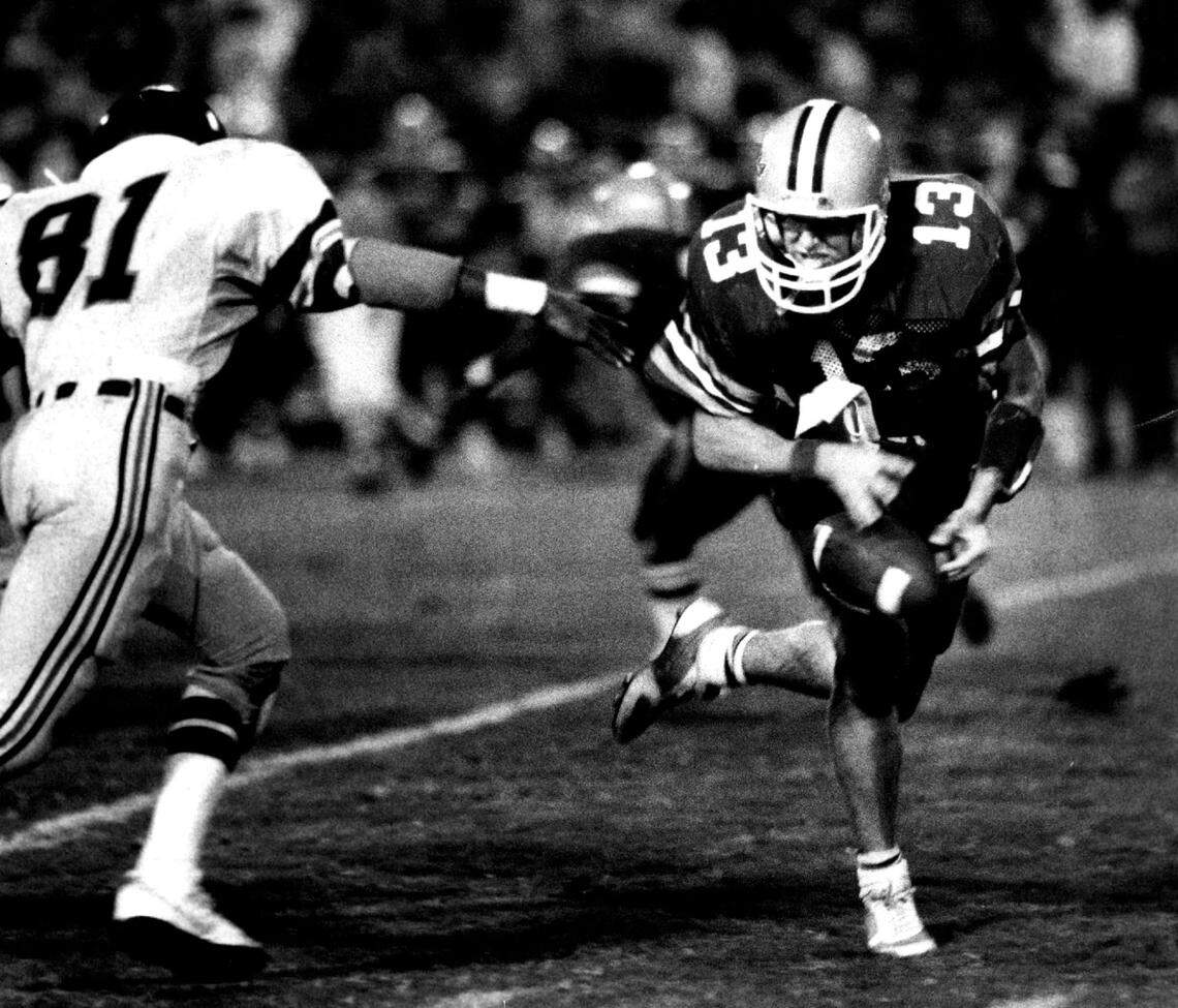 Hialeah-Miami Lakes High football team in 1985.