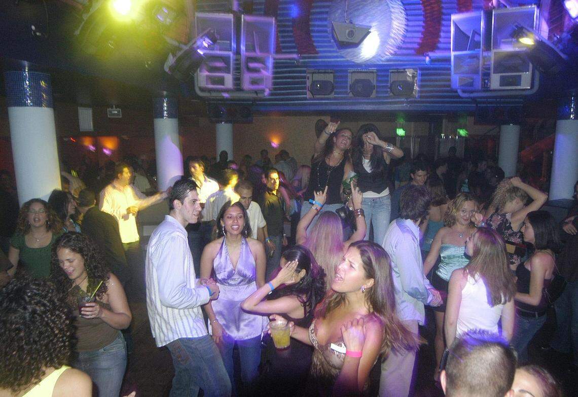 In 2005, the scene at Nocturnal nightclub in downtown Miami.