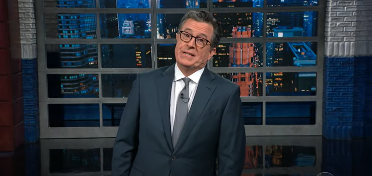 Florida is waging war on arithmetic after the state targeted school math textbooks over critical race theory objections., late show host Stephen Colbert said Monday, April 16, 2022.