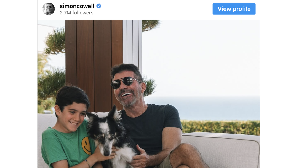 Simon Cowell reveals he’ll be honest to his son about his talents.