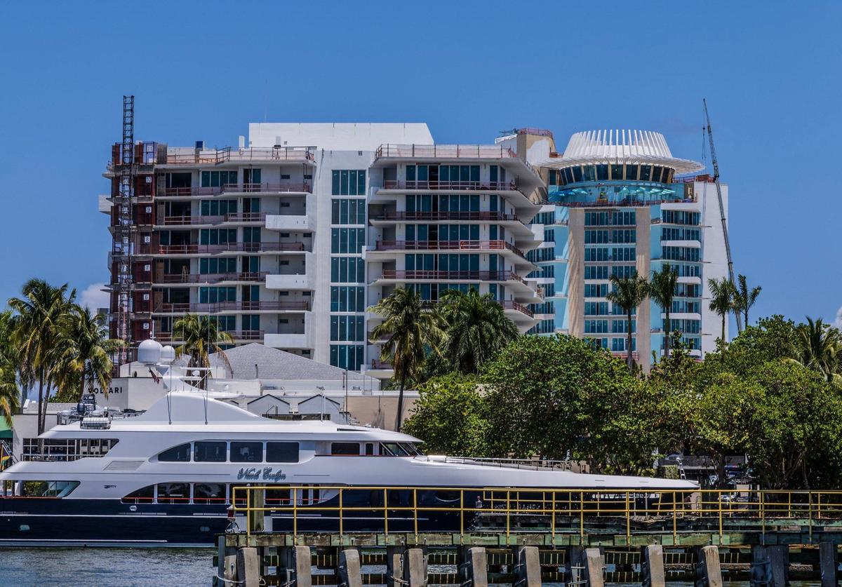 View of the Pier Sixty-Six development, set on 32 waterfront acres along Fort Lauderdale’s 17th Street Causeway and the Intracoastal Waterway, on Tuesday, May 7, 2024.