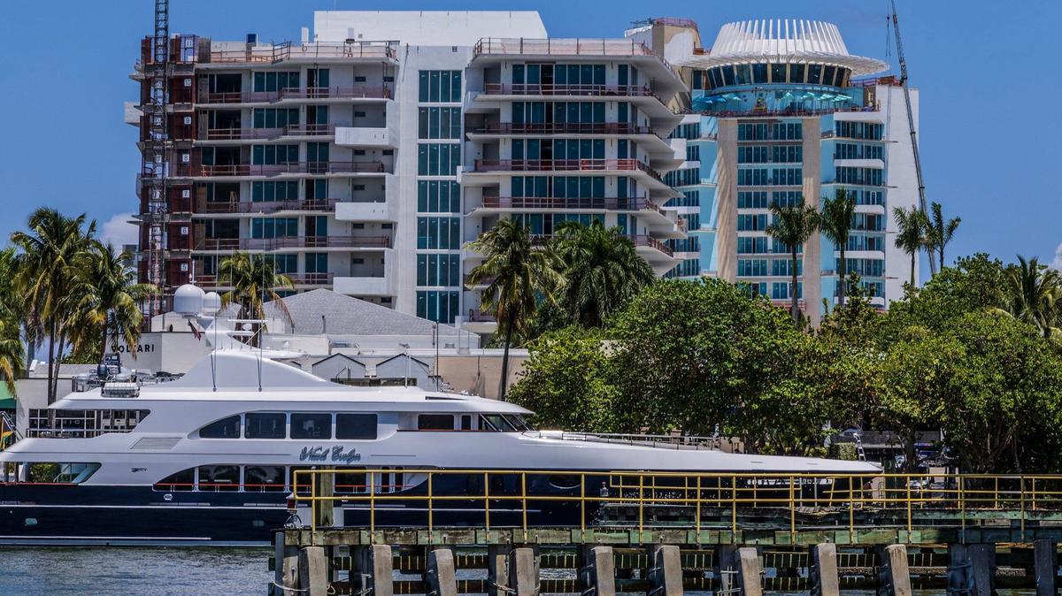 View of the Pier Sixty-Six development, set on 32 waterfront acres along Fort Lauderdale’s 17th Street Causeway and the Intracoastal Waterway, on Tuesday, May 7, 2024.