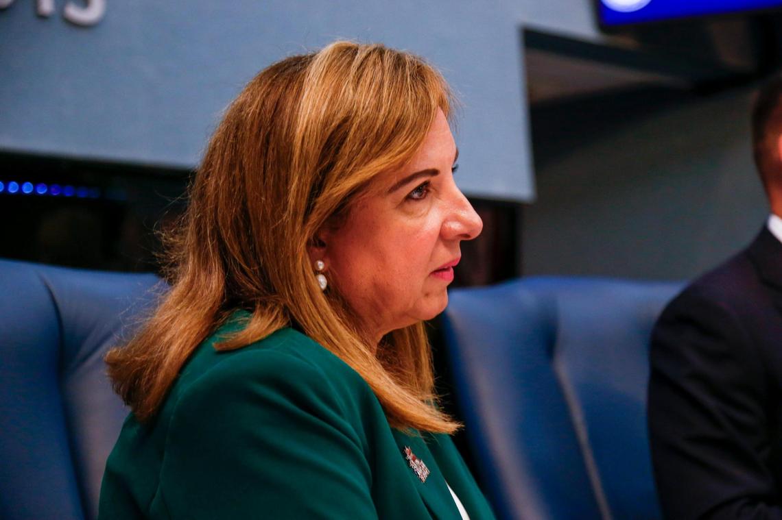 Miami Beach City Manager Alina Hudak is pictured at Miami Beach City Hall on Nov. 22, 2021.