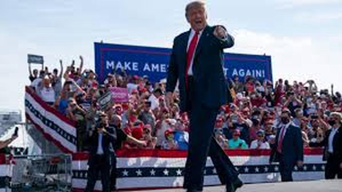 President Trump made another stop in Florida Friday, Oct. 16, 2020, this one in Ocala.