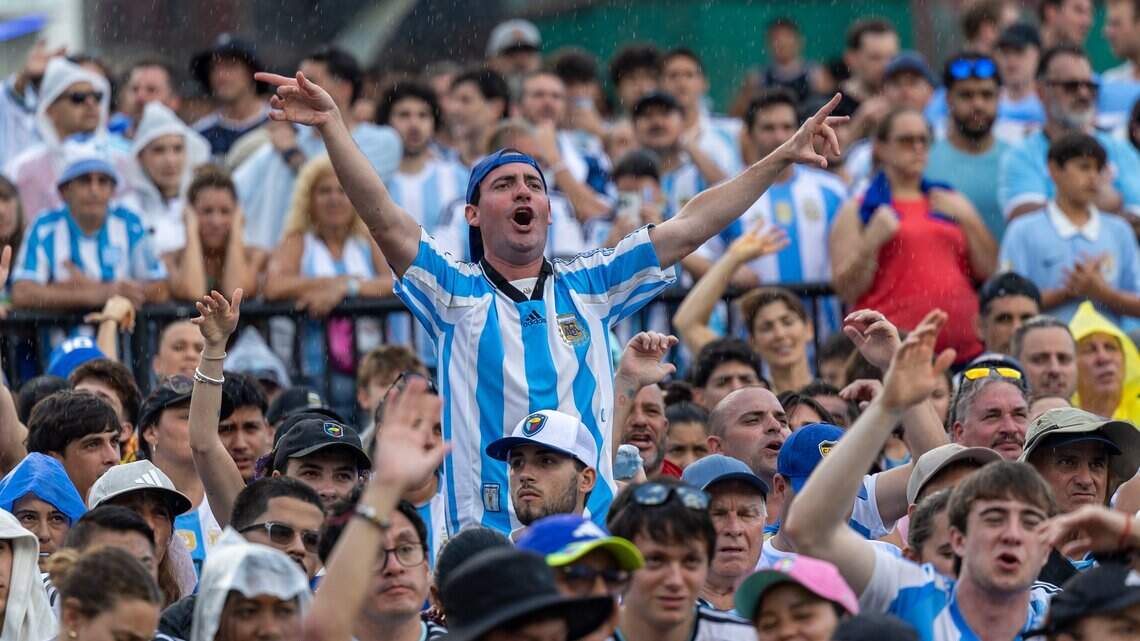 ‘We love Messi’: Argentina fans at the Miami FIFA Fan Fest celebrate victory