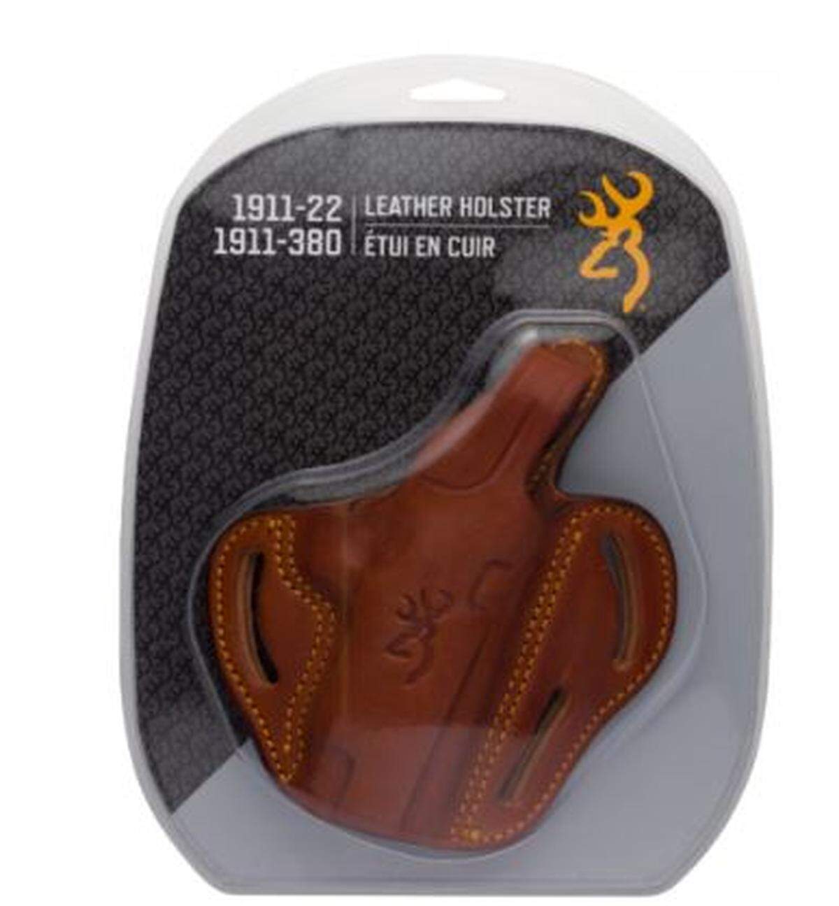 The Browning Leather Pistol Holster in its pack