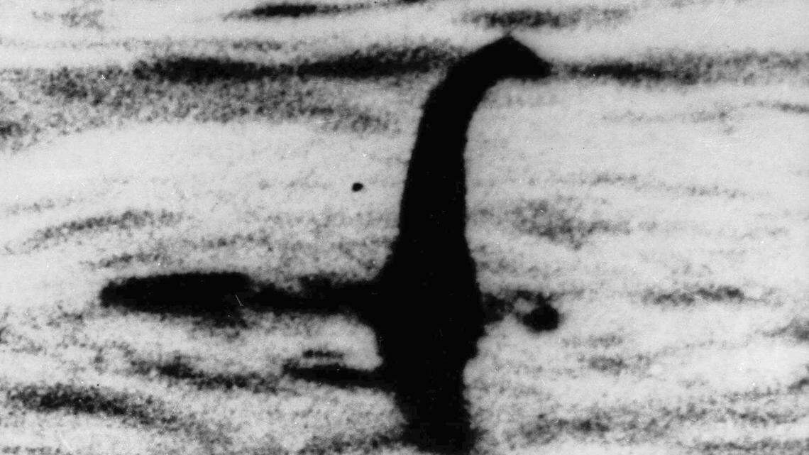 This undated photo shows a shadowy shape that some people say is a the Loch Ness monster in Scotland, later debunked as a hoax. The Loch Ness Centre in Scotland is calling for “budding monster hunters” and volunteers to join in a massive search for the creature.