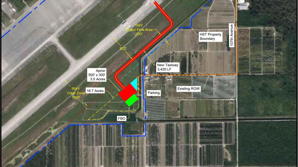 The preferred alternative for the fixed base operator at Homestead Air Reserve Base includes a taxiway that would be built over jurisdictional wetlands, Miami-Dade records show. Sen. Marco Rubio, a Republican from West Miami, is urging the Pentagon to reject the county proposal.