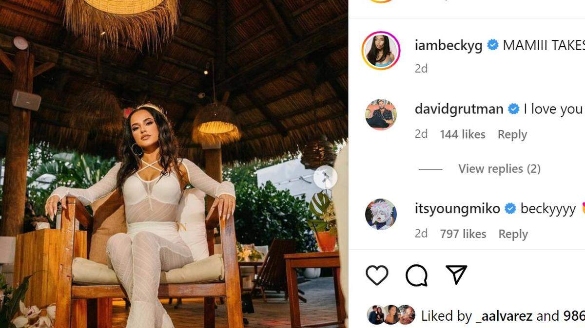 Becky G/Instagram screenshot