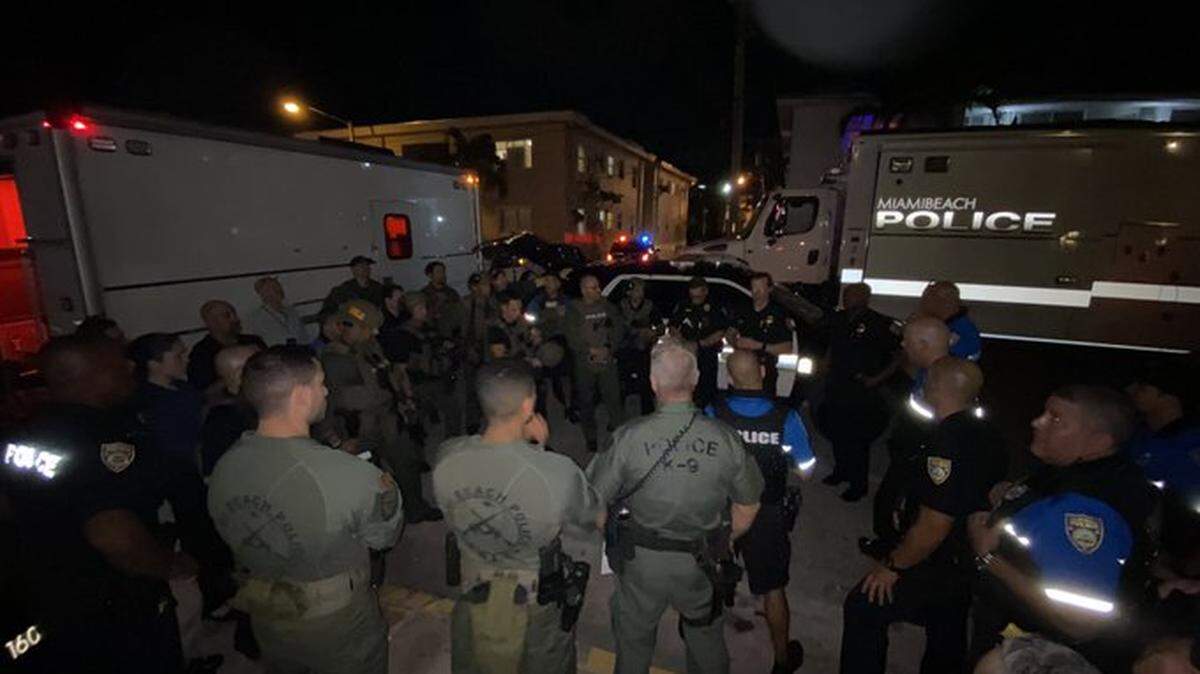 Miami Beach police responded after a man holed up inside an apartment with a knife Oct. 30, 2019. The body of a woman was later found.
