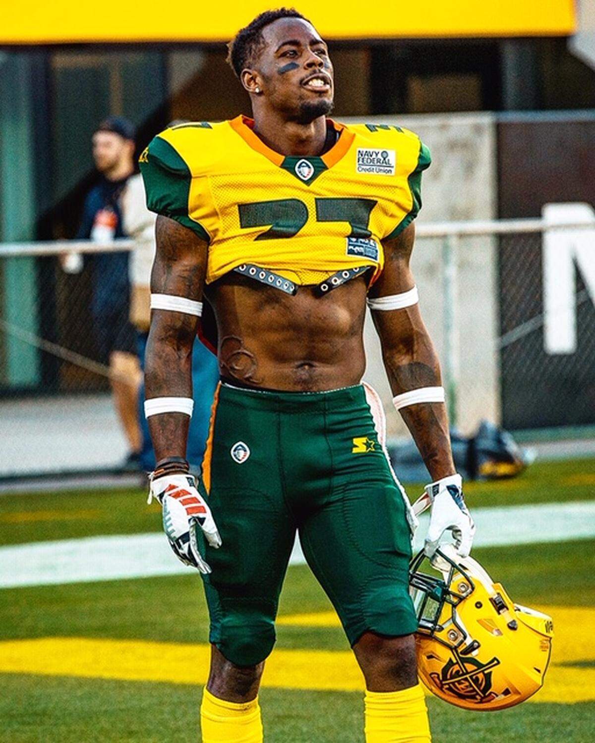 Kieron Williams said of his NFL chances: ‘God put it on my heart, that if I truly, truly believe and trust Him the way I say I do and I truly believe in myself and my game the way I say, then I’ll go to whatever extent it takes to make that happen.’