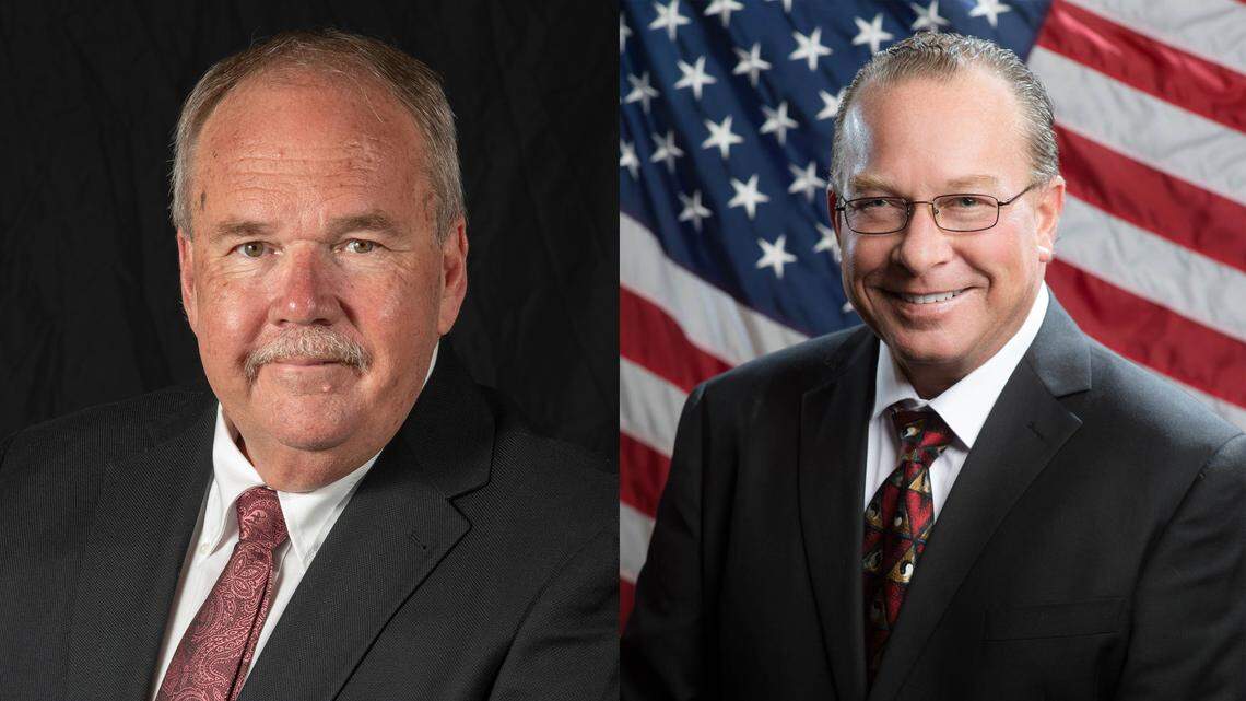 Homestead Seat 3 candidates William Rea (left) and incumbent Larry Roth.