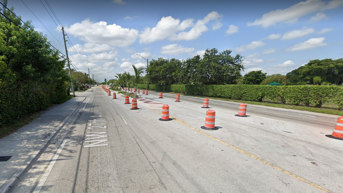 Google Maps street view of the area of 500 block of Northwest 27th Avenue as of June 2022.