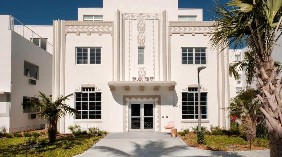 The New York-based real estate firm Witkoff redeveloped the Washington Park Hotel in Miami Beach in 2016. The property was foreclosed upon in 2020 and sold in February 2021.