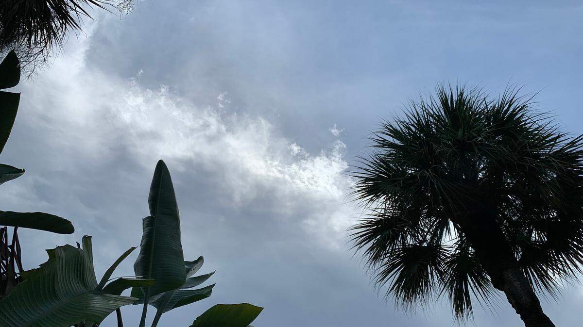 That blended afternoon sky in Miami-Dade on Sept. 14, 2021, is a hint of what to expect weather-wise over the week. Blue sky mornings yielding to possible showers and thunderstorms.