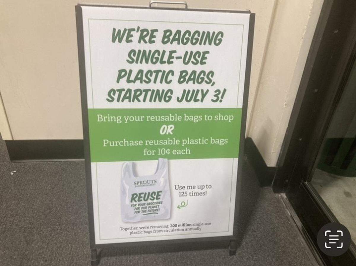 Sprouts had announced in 2023 it would begin phasing out single-use plastic bags at checkout in its stores nationwide by year’s end. After the 2024 new year, the company said it was successful in its endeavor.