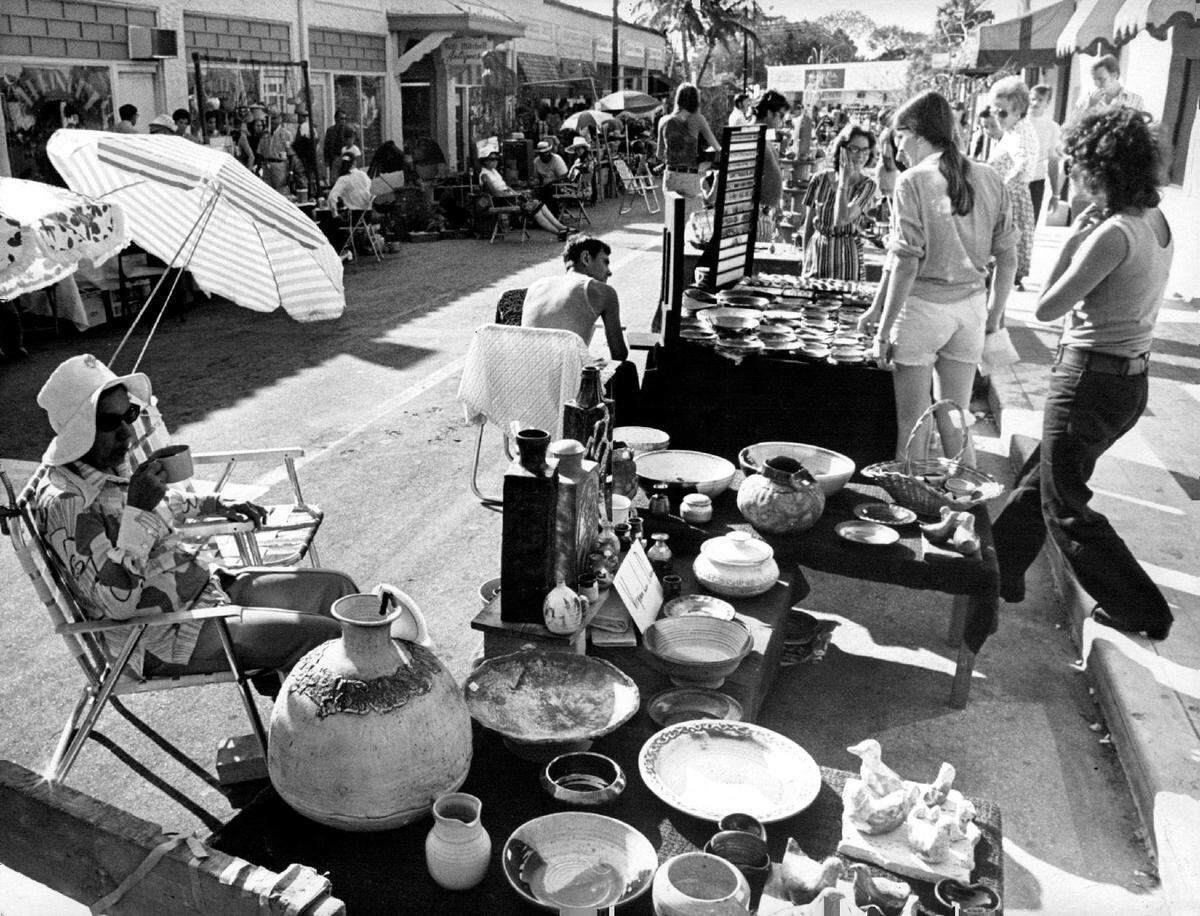 Coconut Grove Art Festival in 1972.