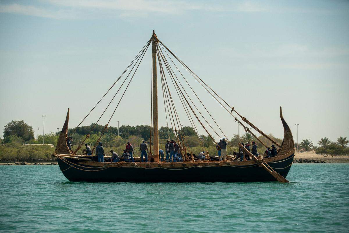 A team sailed the vessel more than 50 miles in the Arabian Gulf, researchers said