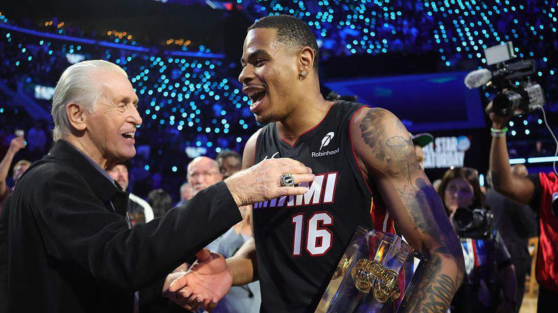 Heat’s Keshad Johnson announces himself to NBA world by winning dunk contest: ‘Now they know who I am’