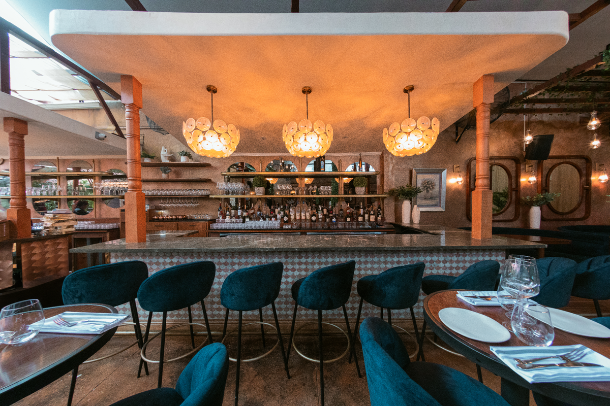 The counter at Momento by Ikaro in Miami.