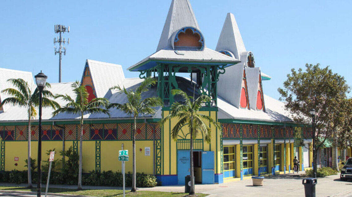 This public art display at the Little Haiti Cultural Complex pays tribute to Haitian masters