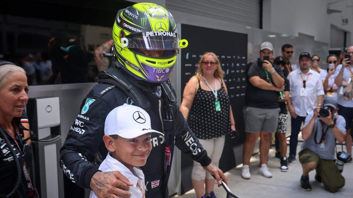 Lewis Hamilton talks F1 in USA and what it means to race in majority-Black Miami Gardens