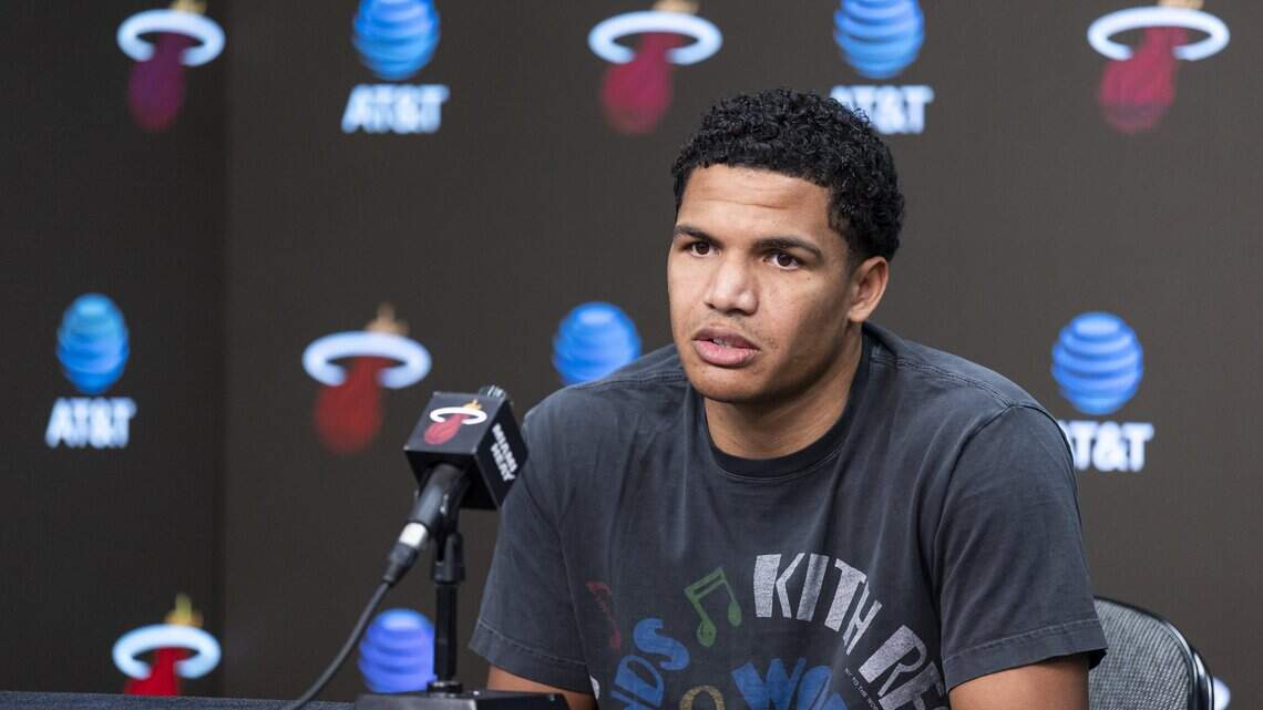 Heat point guard Dru Smith to miss time with calf injury sustained during camp: ‘It’s frustrating’
