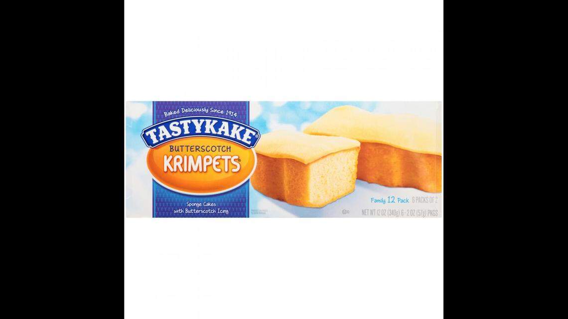 Tastykake Butterscotch Krimpet, 12-count box