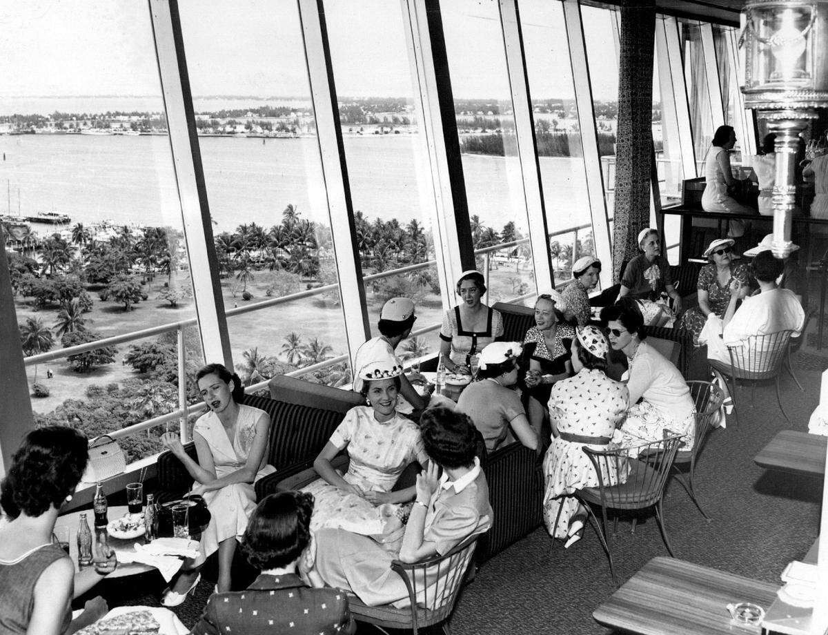 Junior League luncheon at the Columbus Hotel in 1954.