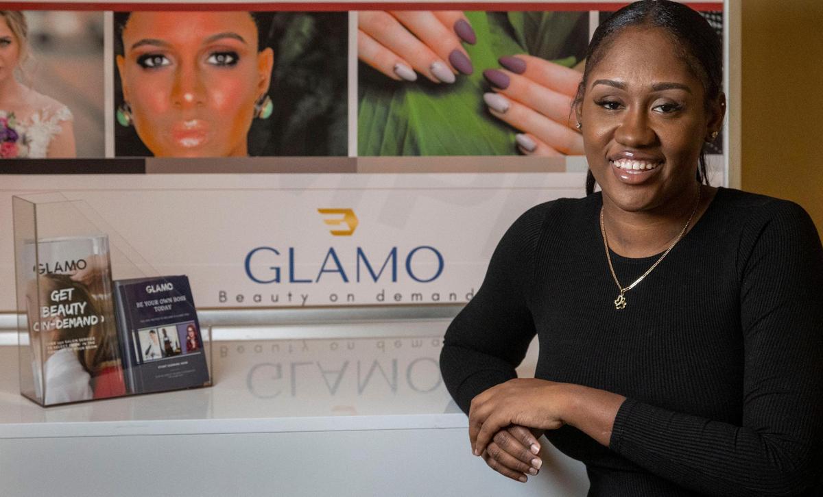 Parkland, Florida, November 1, 2021 - Rishielle Giscombe launched Glamo, an App that combines her passions for beauty and tech and connects local consumers with salon services like hair and nails.