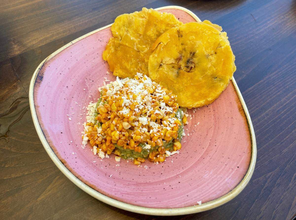 Smashed avocado at La Cañita in Bayside Marketplace