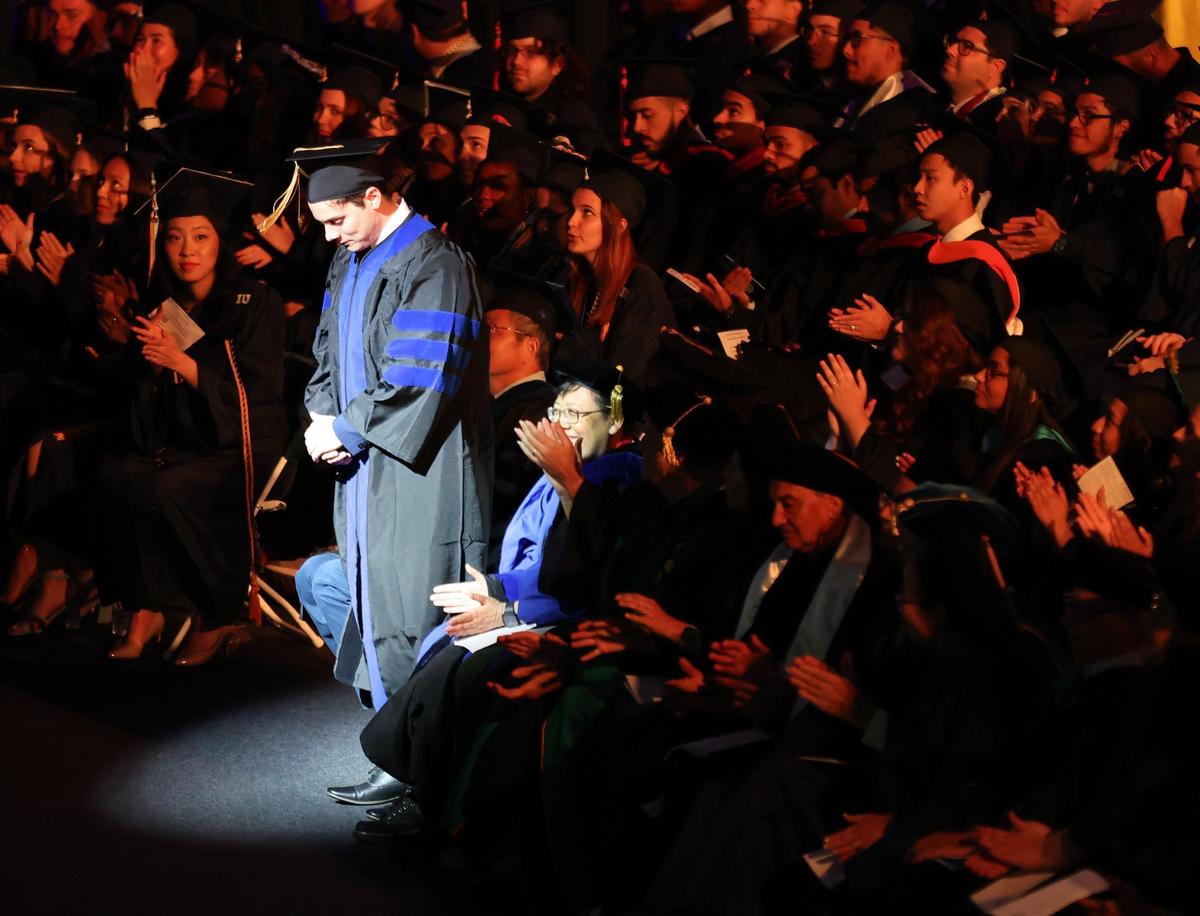 Eddy Alfonso Maqueira, who graduated from FIU with a doctorate in biochemistry, is honored at commencement Sunday. He researched in bacterial DNA gyrase that could improve treatments for many bacterial diseases.
