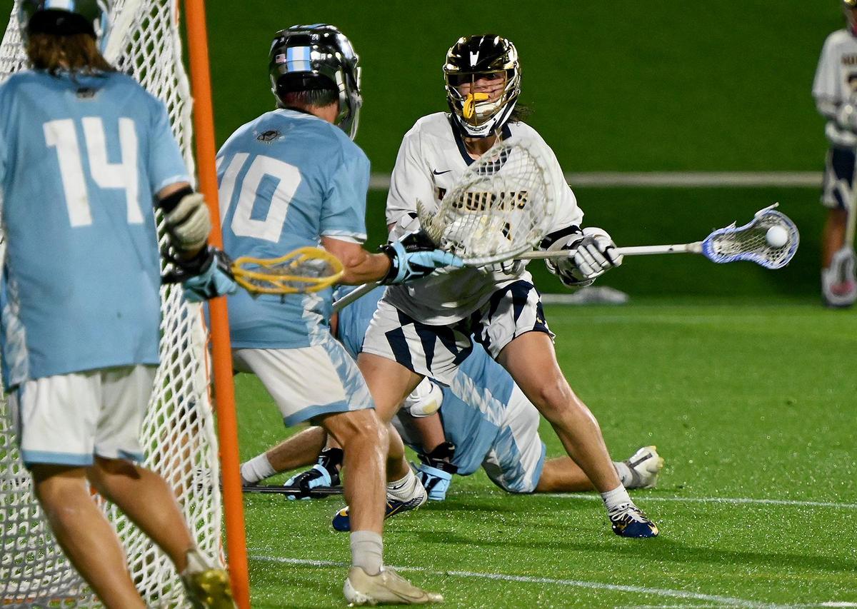 Aquinas takes on Ponte Vedra in a Boys 2A Lacrosse State finals match up with at the Paradise Coast Sports Complex in Naples, Friday, May 7, 2022.(Photo/Chris Tilley)