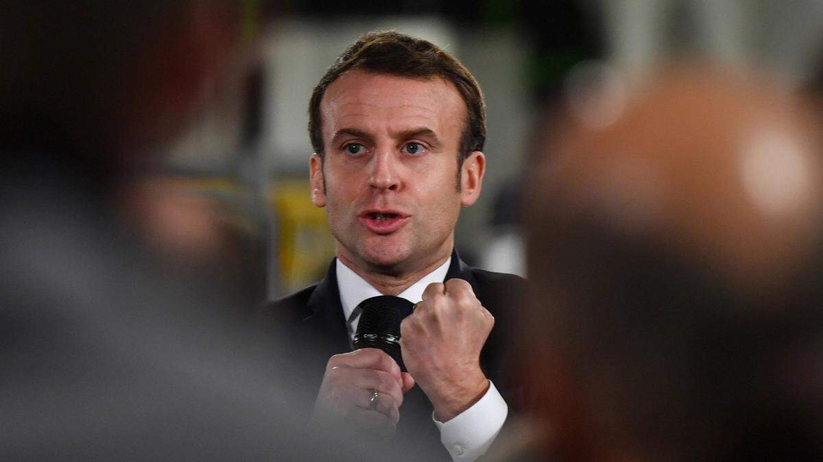 French President Emmanuel Macron is running for reelection.