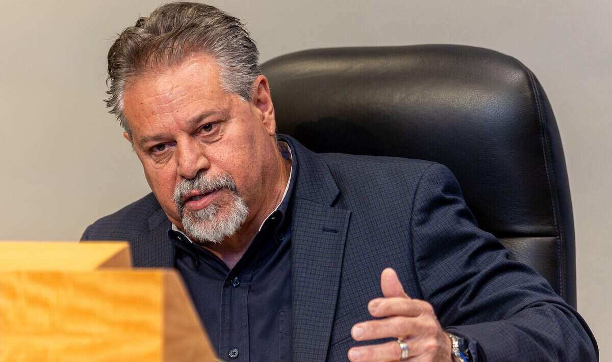 Commissioner Miguel Angel Gabela comments during a commission meeting at Miami City Hall in Miami, Fla., on Thursday, June 11, 2026.