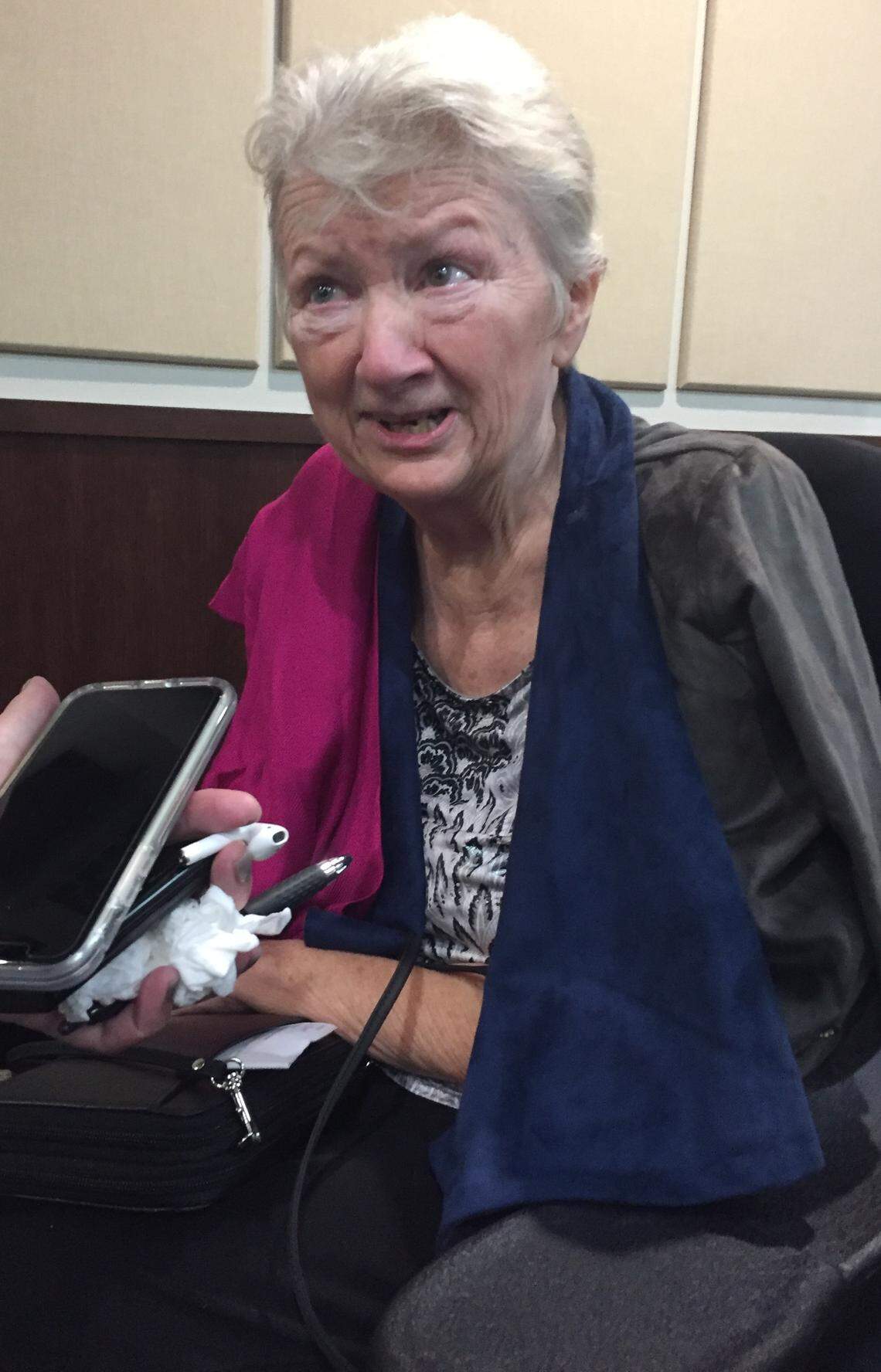 Cathy Jordan, a Sarasota resident with Lou Gehrig’s disease, is among those suing the state for banning smoking as a way of using medical marijuana. She testified in court Wednesday that smoking is the most effective way to treat her pain and symptoms.