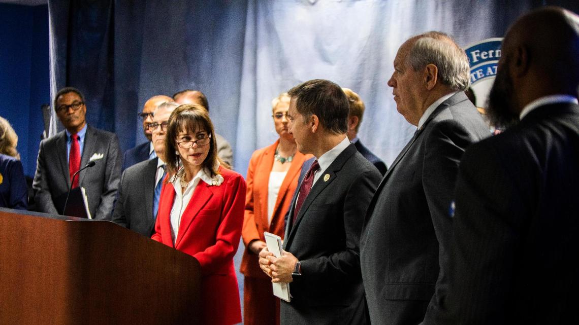Miami-Dade State Attorney Katherine Fernandez Rundle invited other South Florida lead prosecutors to Miami-Dade on Wednesday to press Tallahassee lawmakers for increased pay for assistant state attorneys, who are leaving in droves.
