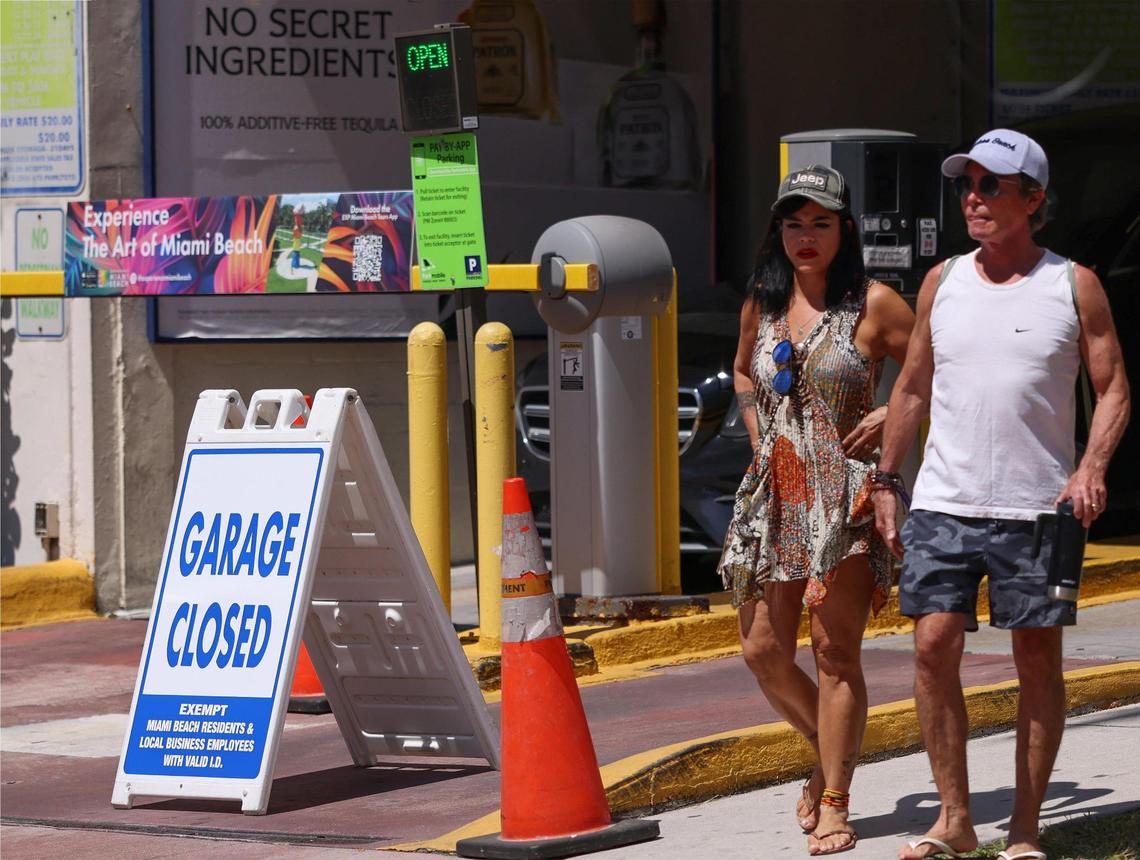 Increased parking rates and the closing of some city parking garages to visitors are some of the changes for spring break that went into effect on Thursday, March 13, 2025, in Miami Beach.