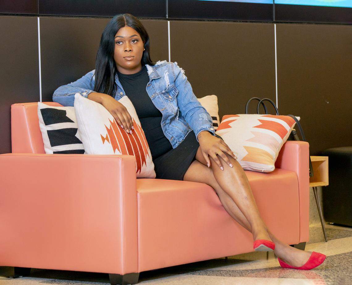 Asia Best poses for a portrait for the Miami Herald at the University of Miami Life Science & Technology Park in Miami, Florida on Wednesday, November 20, 2019.