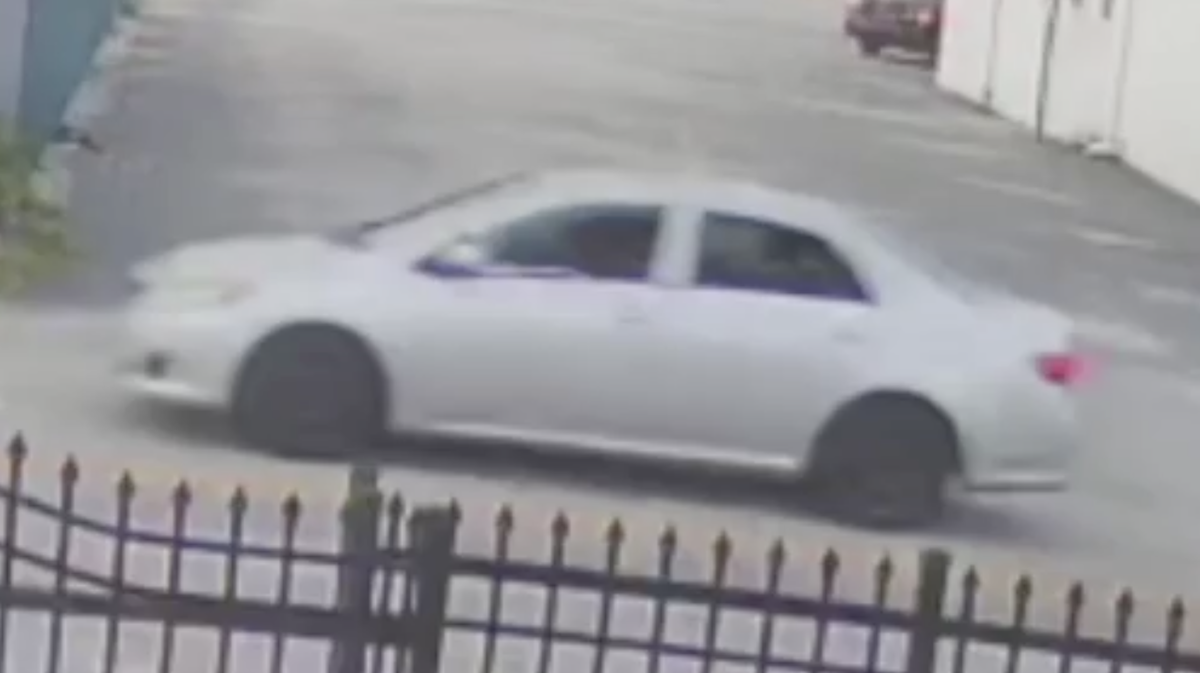 A photo of the gray Toyota Corolla for which Broward investigators are seeking more information.