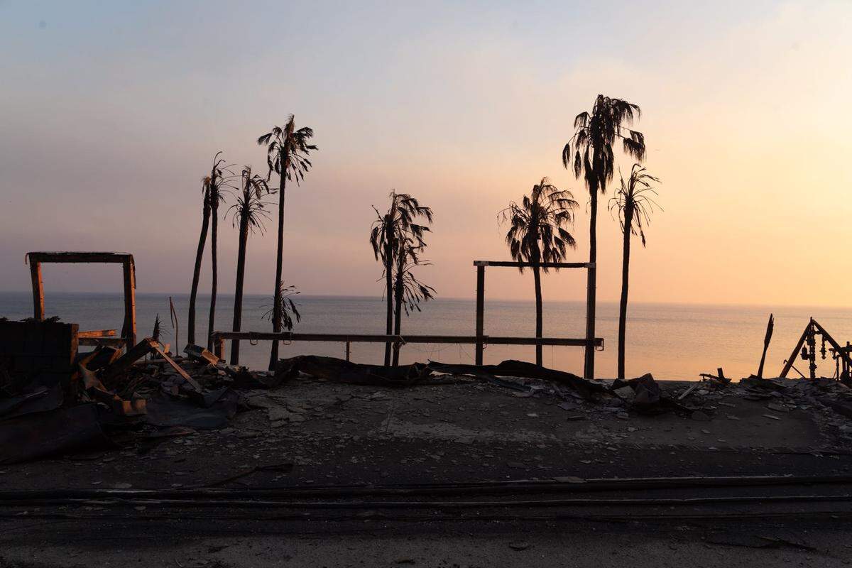 Many homes along the Pacific Coast Highway in Malibu have been consumed by a wildfire that broke out in Los Angeles County on Jan. 7.