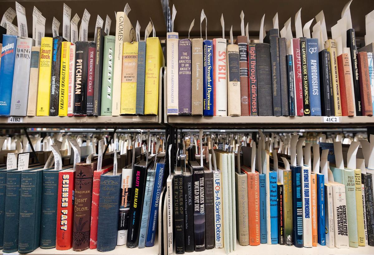 Thousands of books on the paranormal and occult that belonged to legendary comic Jackie Gleason are held at the special collections library at the University of Miami. Gleason’s family donated the unusual collection to UM.