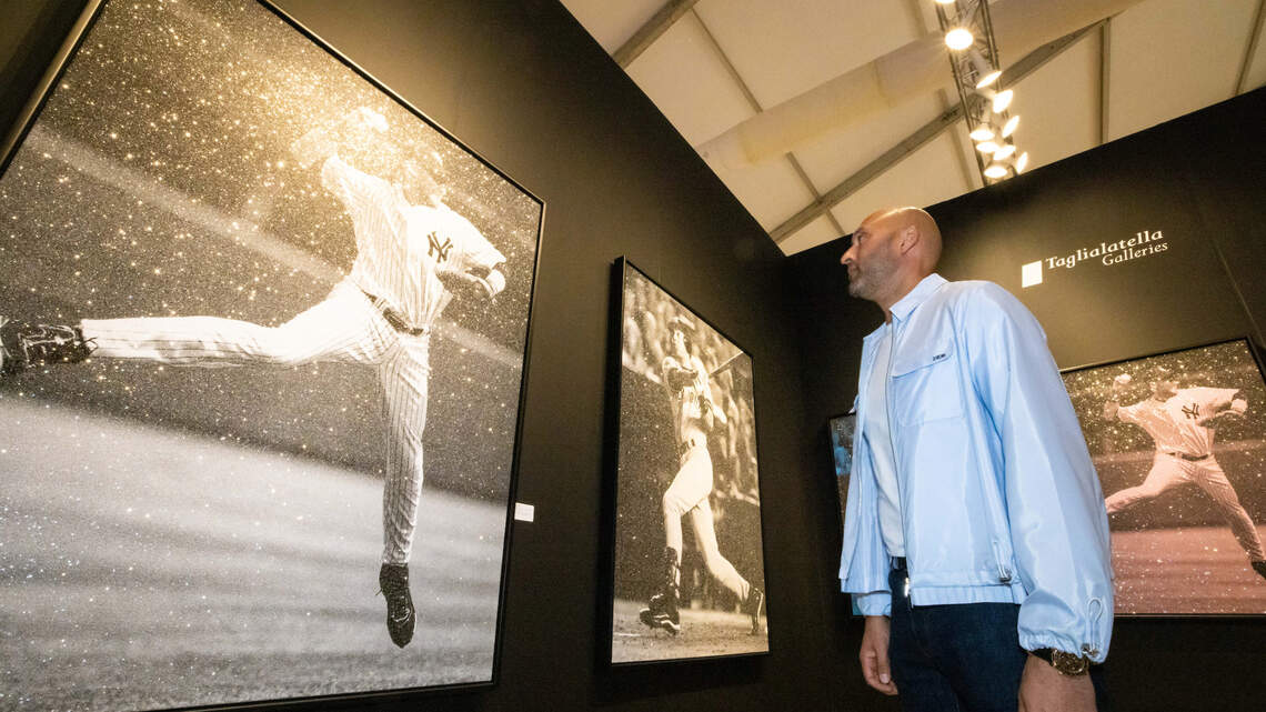 ‘Who doesn’t love Derek Jeter’: Here’s why the MLB legend stopped by Miami Art Week