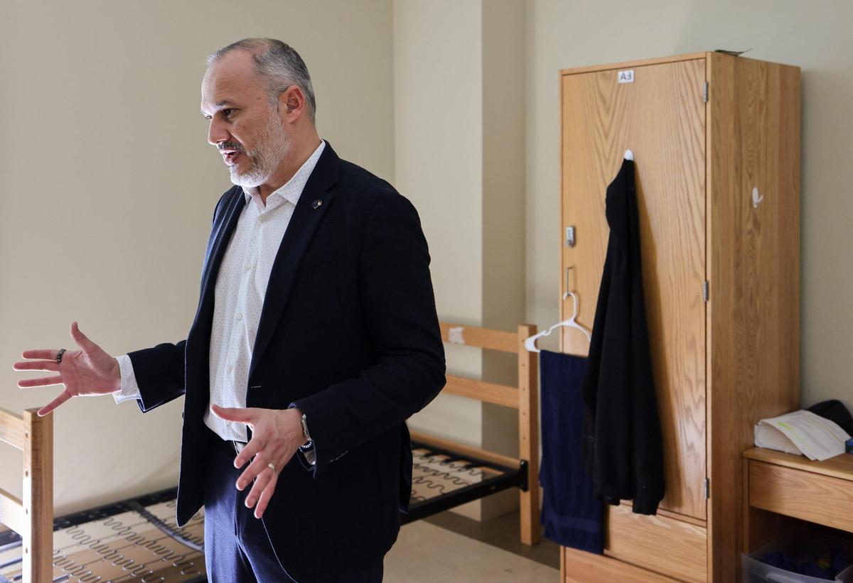 Camillus House CEO Eddie Gloria provides a tour of the facility in Miami on Monday, Nov. 11, 2024.