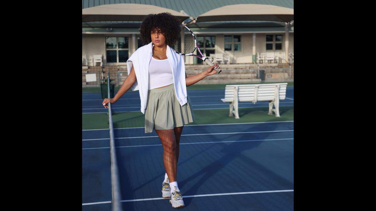 On Tuesday, January 31, 2023, publicist Francesca Morgan stays connected to her neighborhood and her Black roots through the game of tennis. She and her friends organize a de facto tennis club to play tennis at Moore Park’s Ashe-Buchholz Tennis Center. She feels playing tennis is a form of empowerment that has acknowledged the power of Black athletes in a primarily white sport.