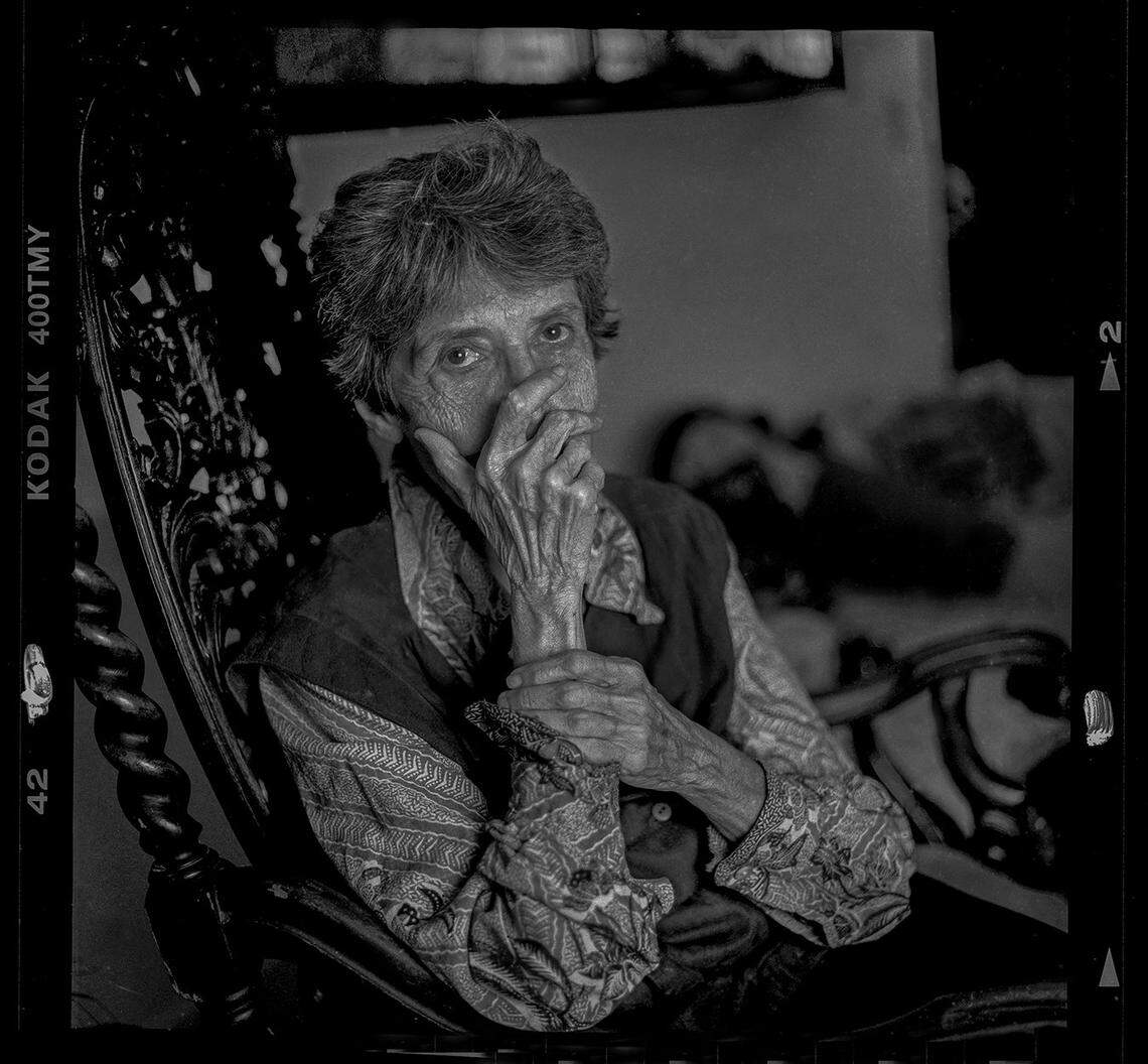 Cuban Playwright Irene Fornes, Photographed at her sister’s home in North Miami. Pedro Portal.