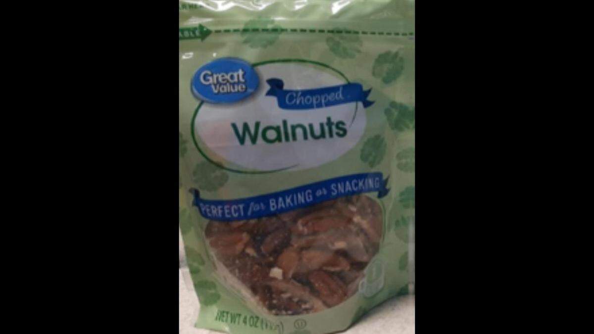 Great Value Chopped Walnuts has been recalled.