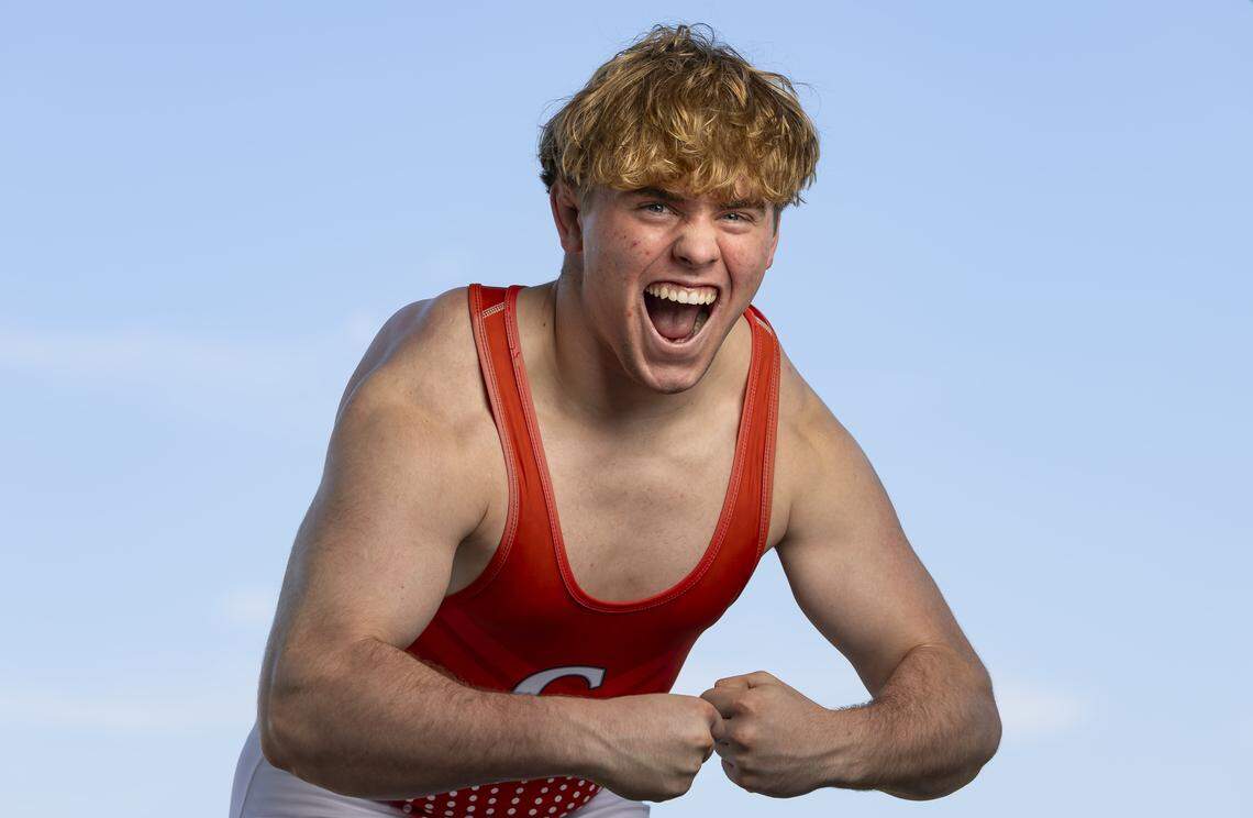 Peter Mocco, Cardinal Gibbons High School, Wrestling. All-Broward players photographed at Brian Piccolo Sports Park on Wednesday, March 25, 2026, in Cooper City, Fla.